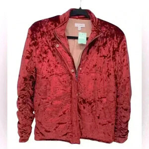 K/Lab Crushed Velvet Look - Y2K Jacket - Young Women’s Size Large